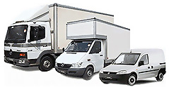 Image of company vehicles